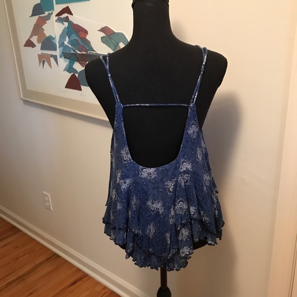 Free People handkerchief hemline tank top Size S - Picture 4 of 8